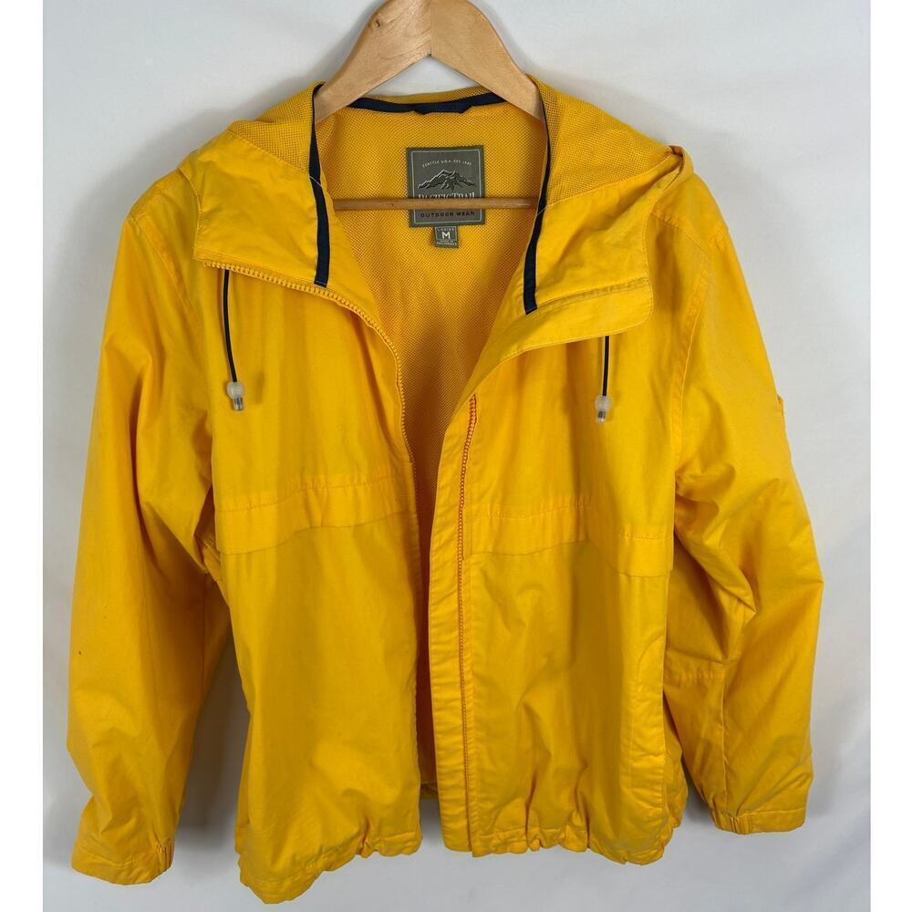 Pacific Trail Yellow Zip Up Weather Jacket Womans Size Medium